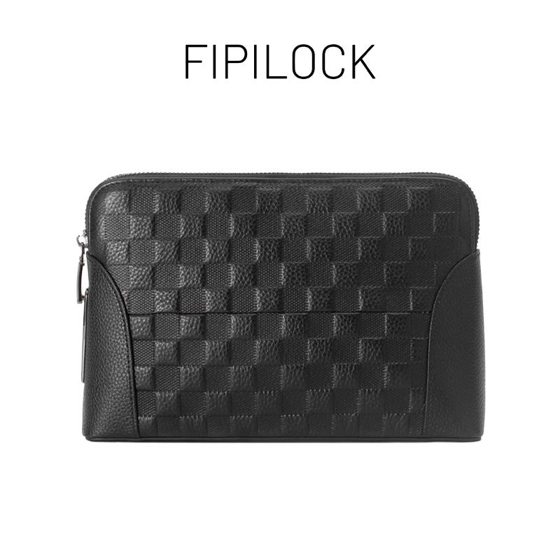 Fipilock Anti - Theft Fingerprint Lock Bag Leather Handbag - Image 1