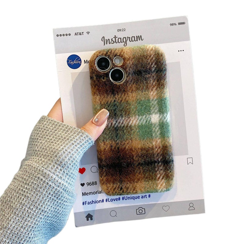 غطاء واقي | Fabric | حماية من السقوط | أخضر | مقاوم للصدمات لـ iPhone 14 / 14 Plus / 14 Pro / 14 Pro Max - Image 5