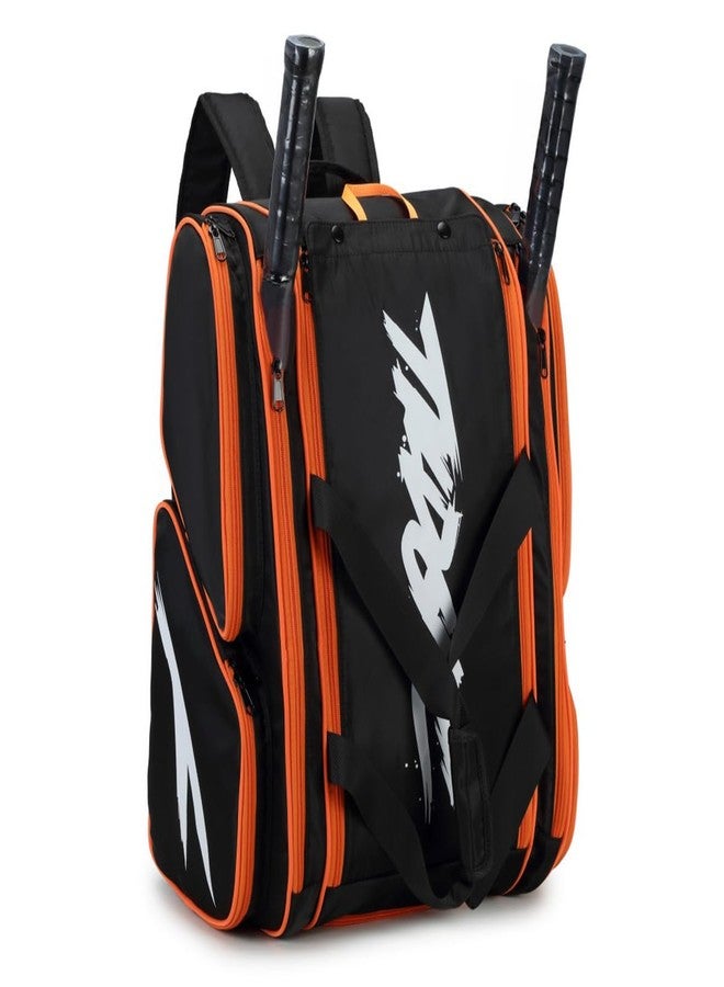 TILDOSAC Lightweight Women & Men Pickleball Bag With Shoe Compartment For Sport, Large Duffle Bag With Fence Hook For Travel Tournaments (Black - Image 1