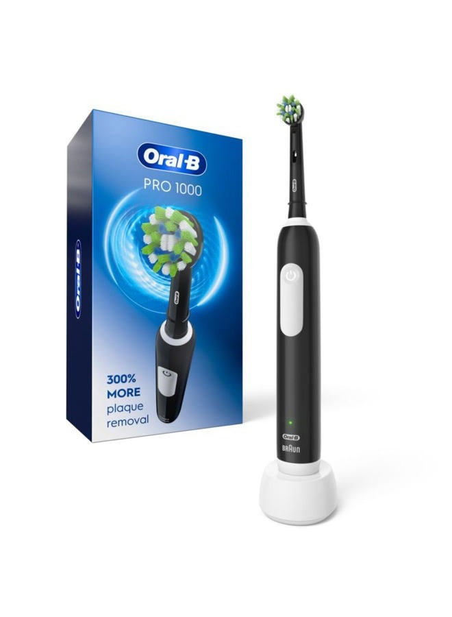 Oral-B Pro 1000 Rechargeable Electric Toothbrush, Black