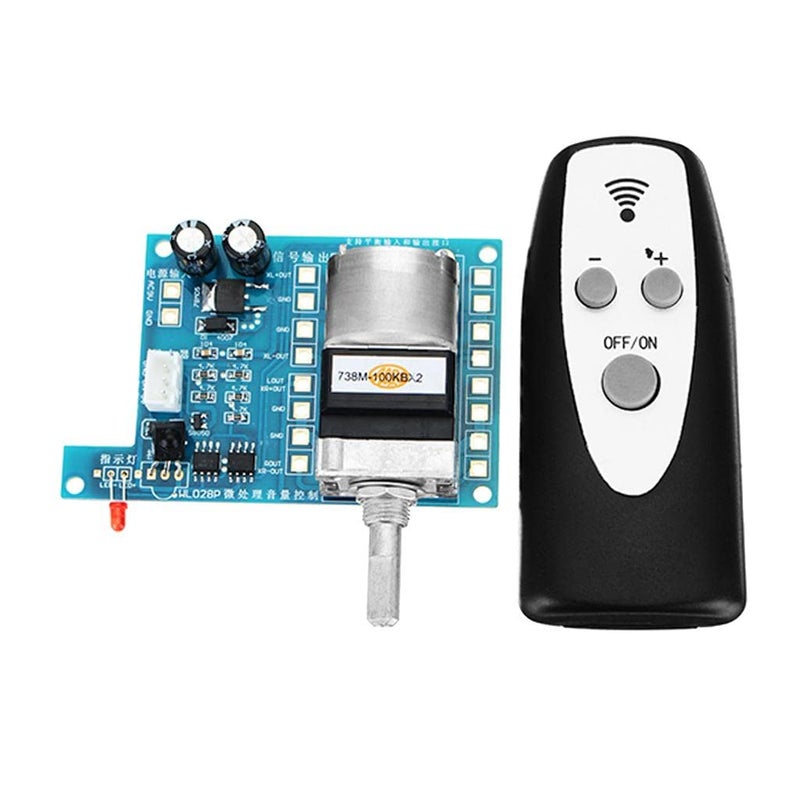 klarako DIY Kits Module Board - 1x AC/DC 9V Infrared Remote Control Volume Controller Board Pre Potentiometer - 1 x Remote controll - Image 3