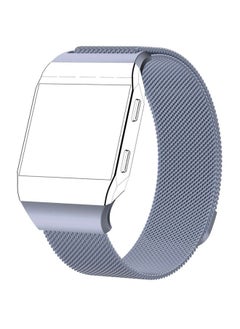 Replacement Strap For FITBIT Ionic Milanese Watch Band, Large Size : 24X2.2cm Space Gray