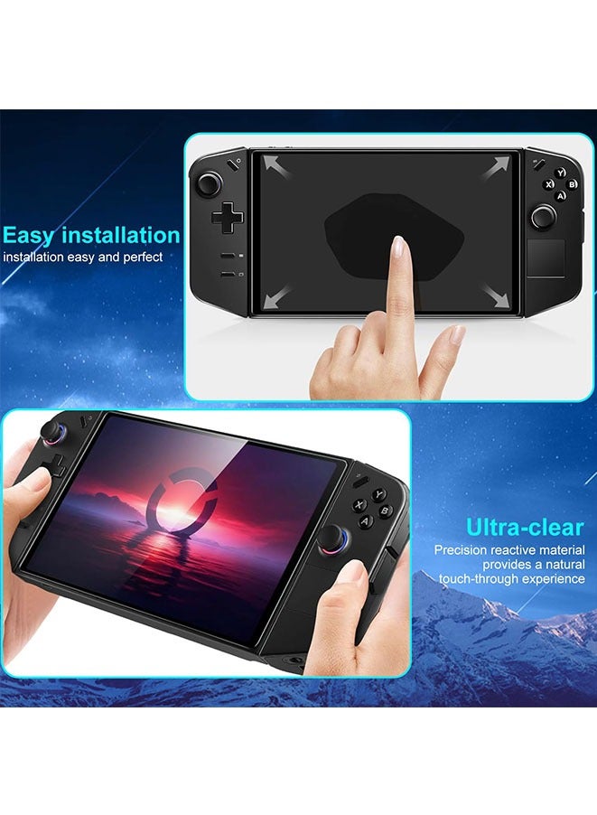 Muyixin [عبوة من قطعتين] واقي شاشة زجاجي لجهاز Lenovo Legion Go (8.8 بوصة، 2023) واقي شاشة زجاجي مقوى ممتاز 9H لجهاز Lenovo Legion Go - Image 4