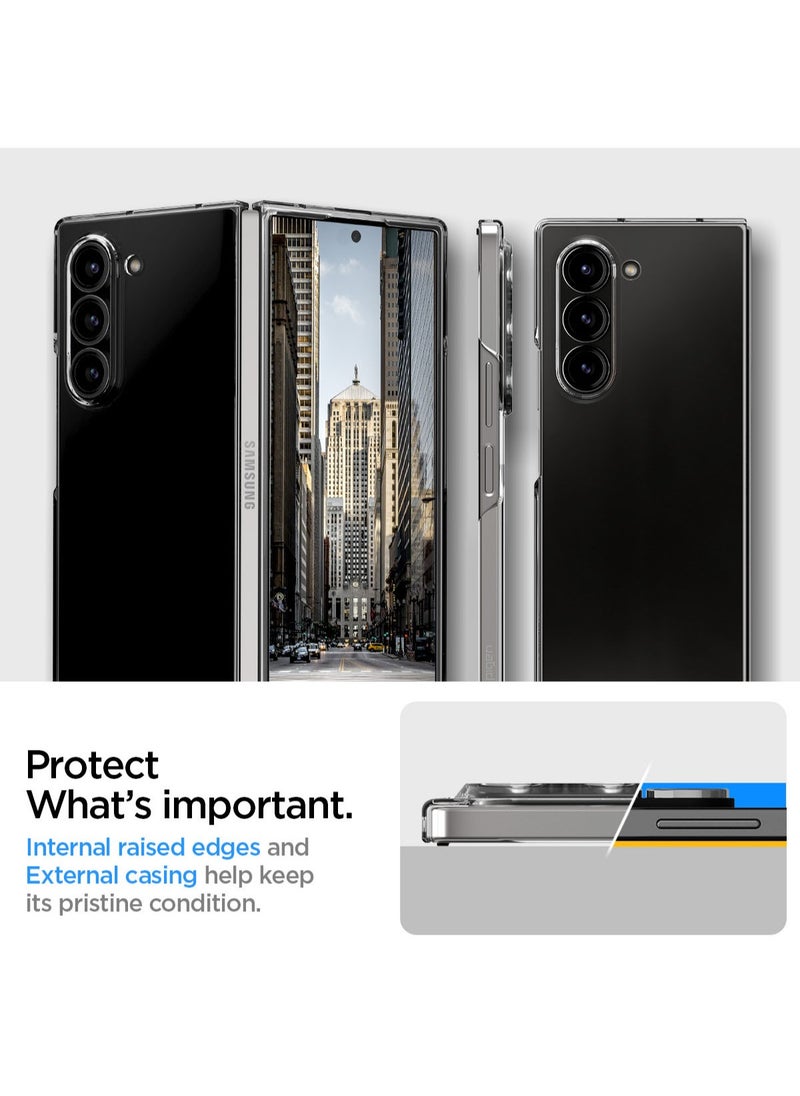 Spigen Air Skin for Samsung Galaxy Z Fold 6 Case Cover (2024) - Crystal Clear  - Image 4