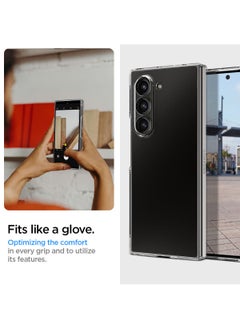 Spigen غطاء حماية Air Skin لهاتف Samsung Galaxy Z Fold 6 (2024) - شفاف للغاية  - Image 5