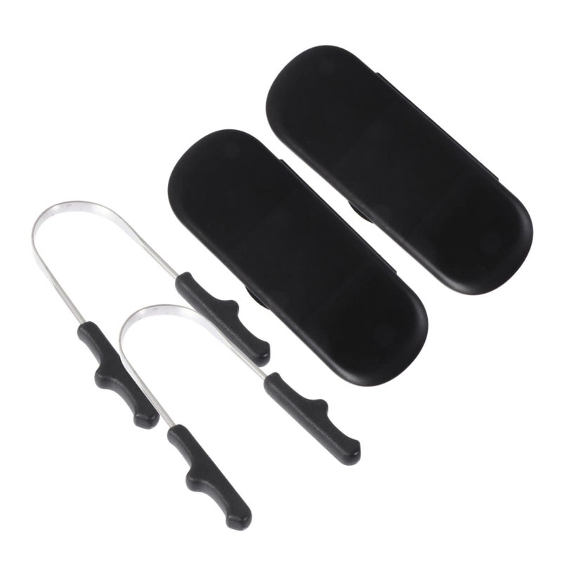2 Pack U Shaped Dental Scrapers For Tartar Removal And Fresh Breath - Image 2