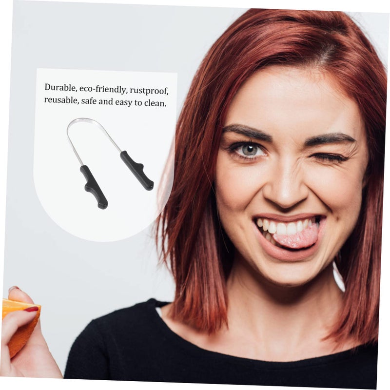 2 Pack U Shaped Dental Scrapers For Tartar Removal And Fresh Breath - Image 3