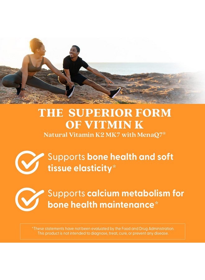 Doctor's BEST Doctor's Best Natural Vitamin K2 MenaQ7 Vegetable Capsules, 60-Count  - Image 5