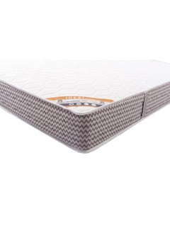 Almutlaq Furniture Ideal - Affordable High Density Foam With Bonnell Springs For Added Comfort and Pressure Relief - Super King Size 200x200x20 CM - Color: White Grey  - Image 5