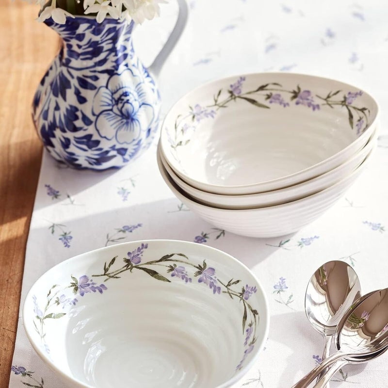 Portmeirion Spode Lavandula 12 Piece Dinnerware Set  Made from Porcelain  Sophie Conran Collection  Microwave and Dishwasher Safe  Home  Restaurant Dcor Essential  For Serving Hosting and Entertainment - Image 5