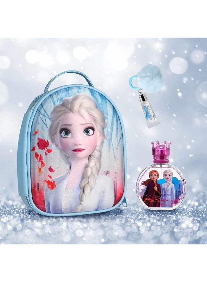 Disney رذاذ عطر ديزني فروزن 2 وملمع شفاه مع حقيبة - Image 4