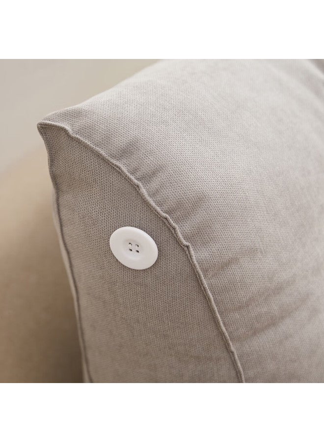 Bed Head Triangle Cushion, Soft And Removable, For Living Room, Office, Sofa, Car Seat, 45*25*50 - Image 3