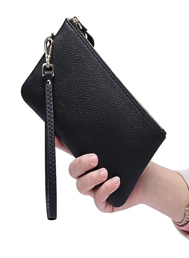 تاب كولكشنز محفظة يد نسائية من مجموعة تاب كوليكشنز، مصنوعة من الجلد النحيف، مزودة بتقنية حجب RFID - أسود - Image 2