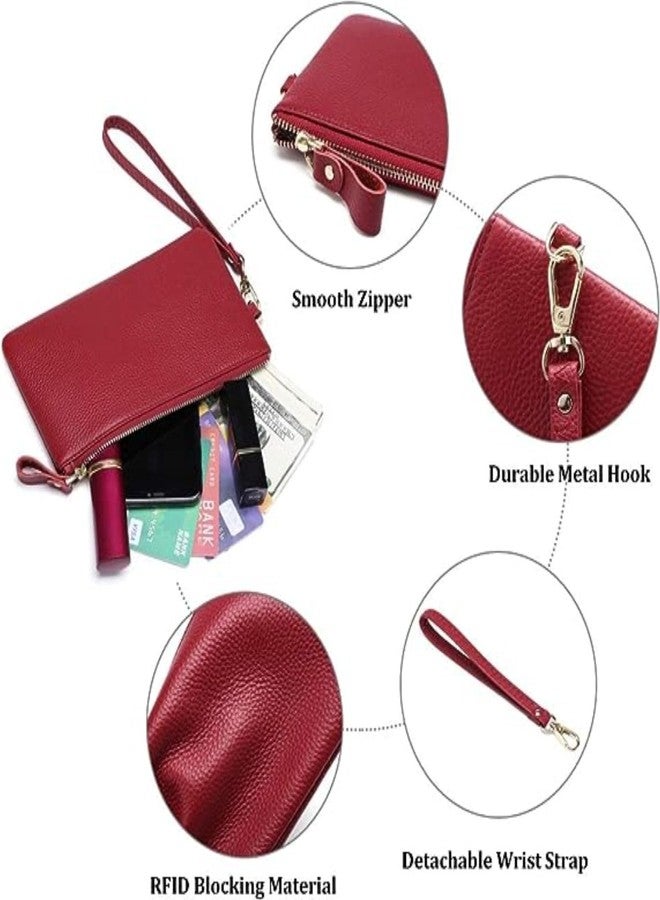 تاب كولكشنز محفظة يد نسائية من مجموعة تاب كوليكشنز، مصنوعة من الجلد النحيف، مزودة بتقنية حجب RFID - أسود - Image 5