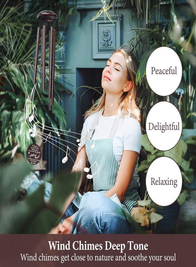 Synhonty Memorial Gifts for Loss of Dad, 25'' Memorial Wind Chimes for Loss of Father, Sympathy Gifts for Loss of Dad Father, Bereavement/Condolence/Remembrance Gifts, Windchimes in Memory of Dad. - Image 5