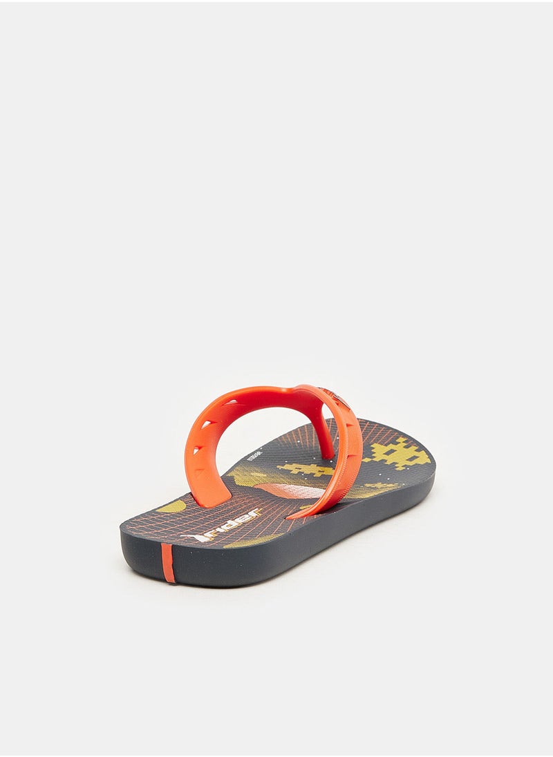 RIDER - RIDERREET JOY INF SLIPPEER/BLACK/RED - Image 1
