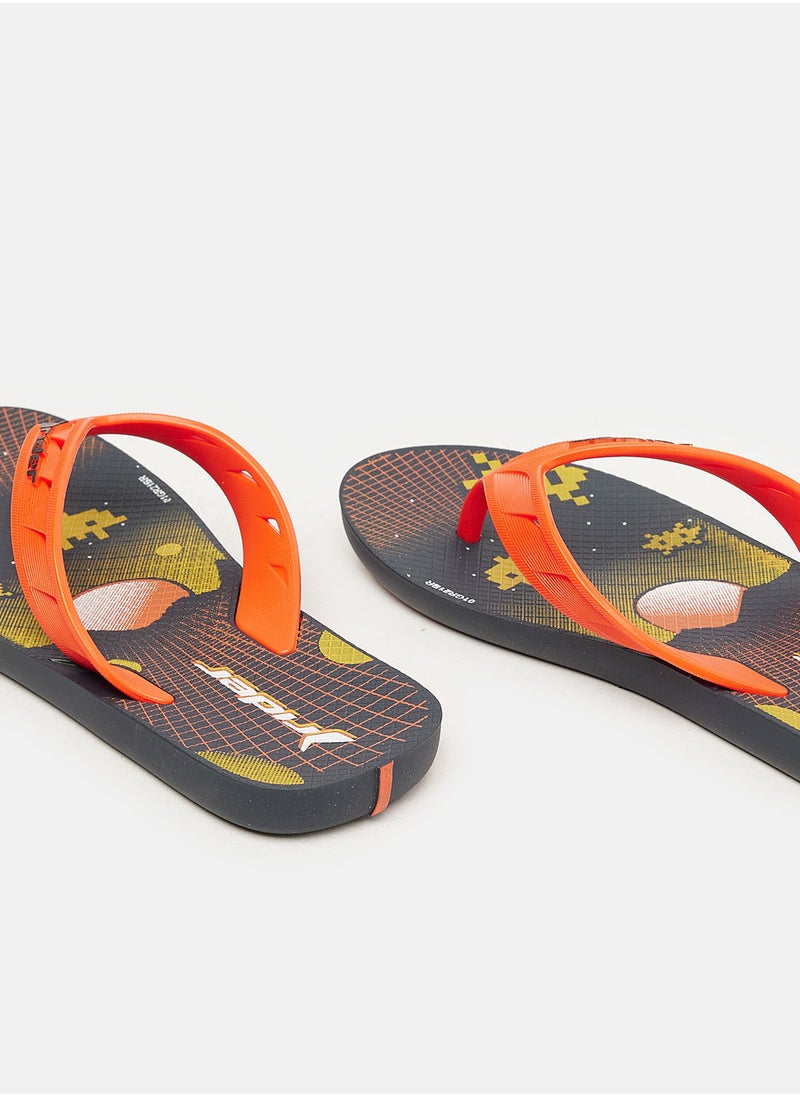 RIDER - RIDERREET JOY INF SLIPPEER/BLACK/RED - Image 1