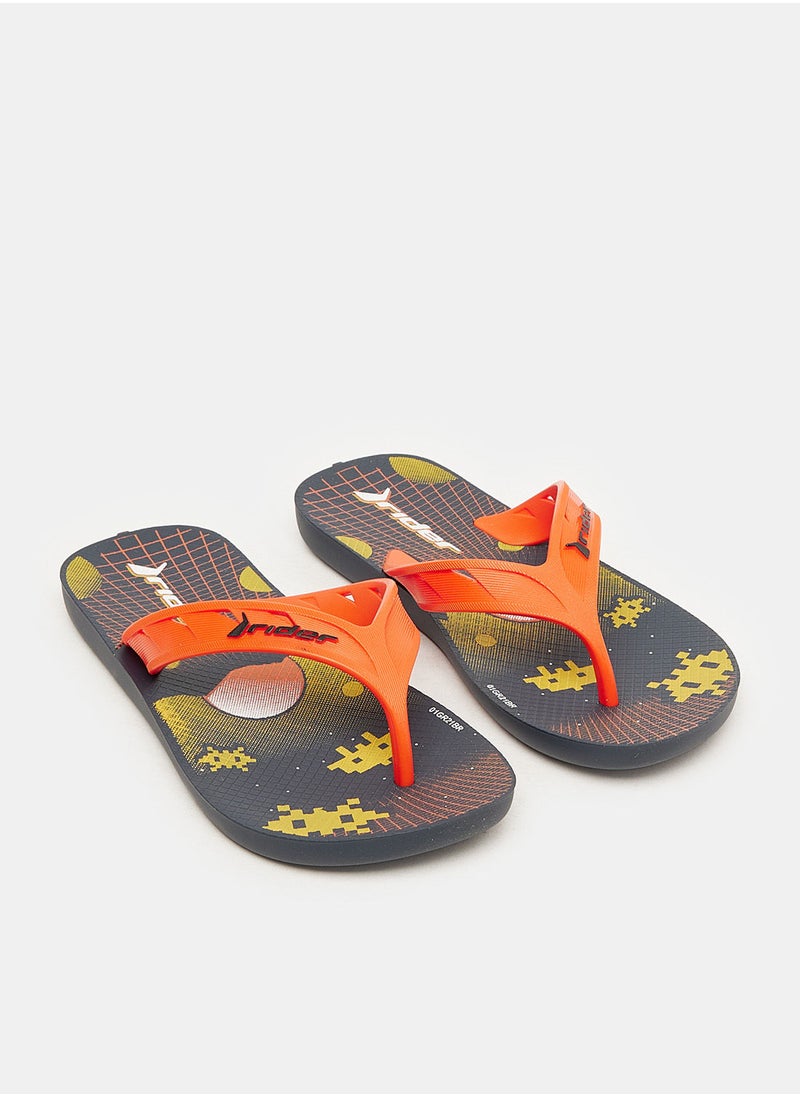 RIDER - RIDERREET JOY INF SLIPPEER/BLACK/RED - Image 1