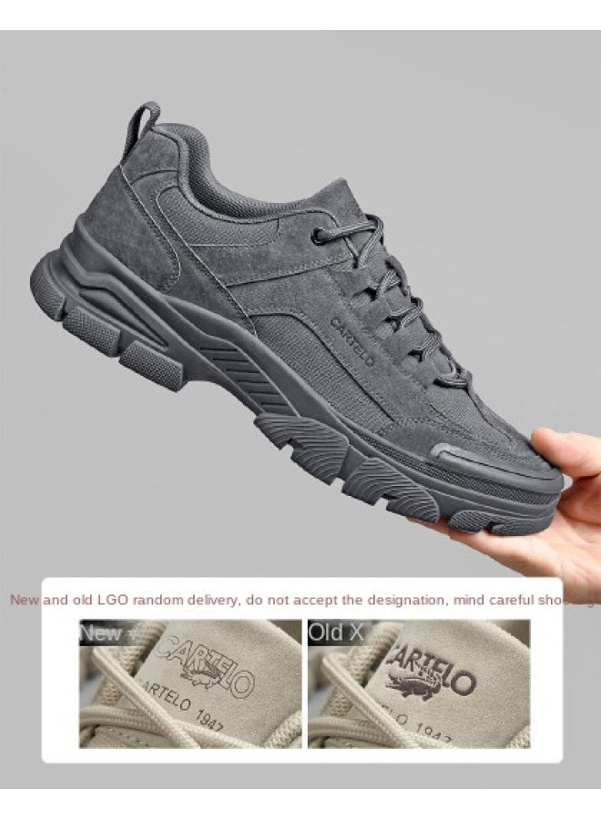 CARTELO Outdoor Work Boots Men's Shoes Comfortable And Versatile Casual Sneakers Trendy All-match Leisure Sports Shoes Mountain Style Men's Footwear - Image 1