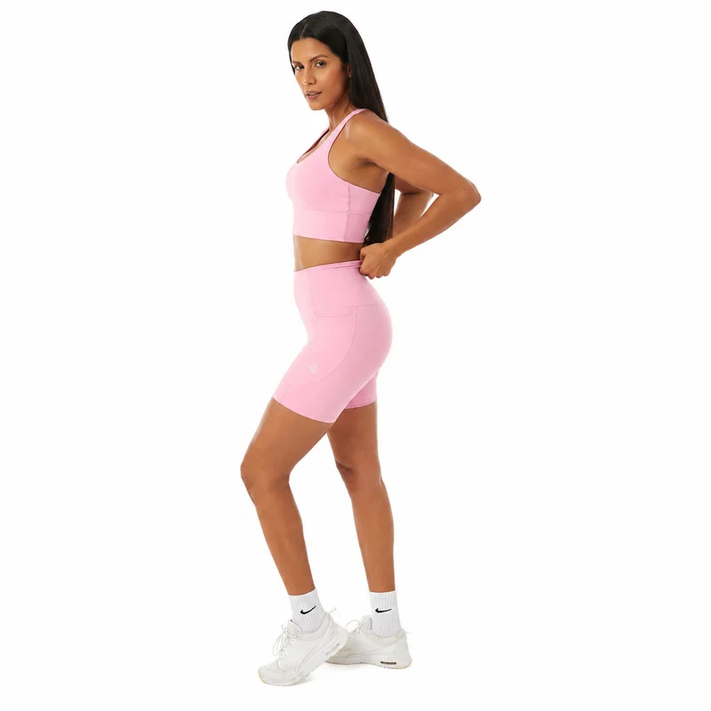 Mohuki Pink Mohuki Olivia Side Pocket Shorts - Pink for Women | Best Price UAE