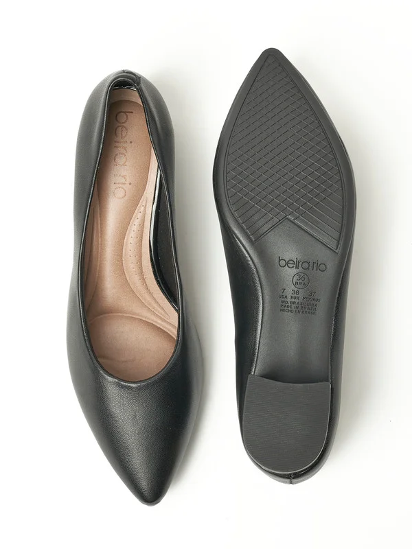 Beira Rio Low Heels Pump for Women – Elegant Office Heel Shoes & Classic Pumps for Girls
