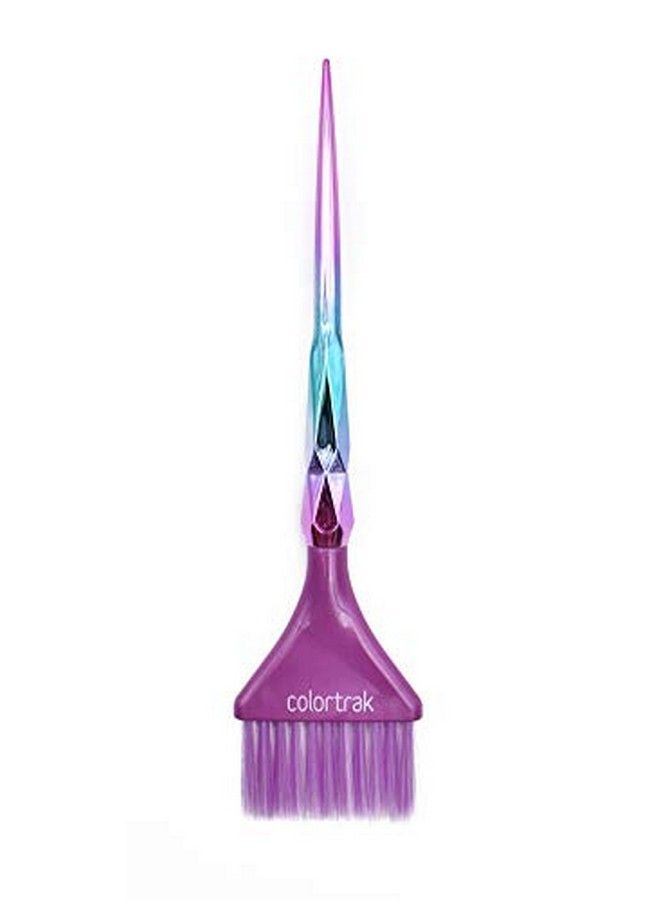 Colortrak The Aurora Collection Wide Color Brushes Gemcut Handle Tapered End Stainfree Metallic Finish Matches Other The Aurora Collection Products 2 Pack 1Xfirm Bristle 1Xfeather Bristle - Image 4