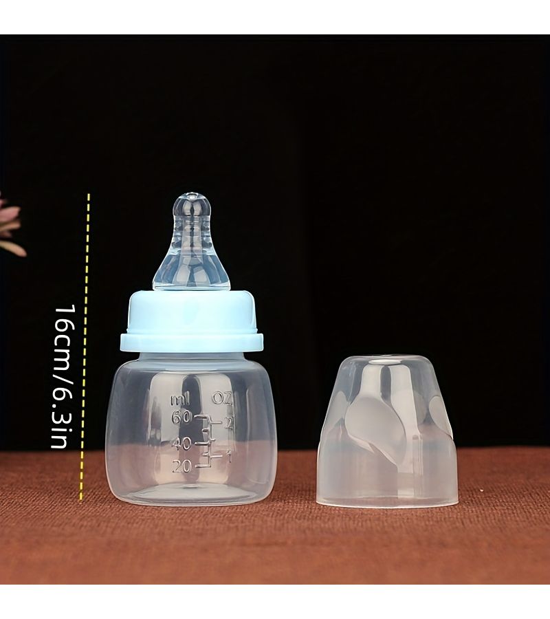 Baby Bottle 1pc Blue 2.03oz PP Standard Caliber Small - Image 3