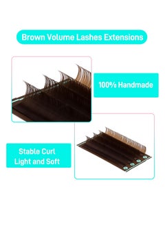 VAVALASH Colored Lash Extensions Dark Brown Eyelash Extensions 0.03 0.05 0.07 Volume Lash Extension 8-15mm Mixed Lashes C D Curl Premium color Lashes Extension(Dark Brown-0.05-D-8-15mm) - pzsku/Z6814AE4F9108C0D34EC1Z/45/_/1732885201/0041a20e-f607-4520-bf97-e7324af0e597