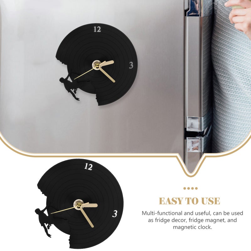 2pcs Refrigerator Magnetic Clock Decorative Magnetic Clock Fridge Magnetic Clock for Home - Image 4