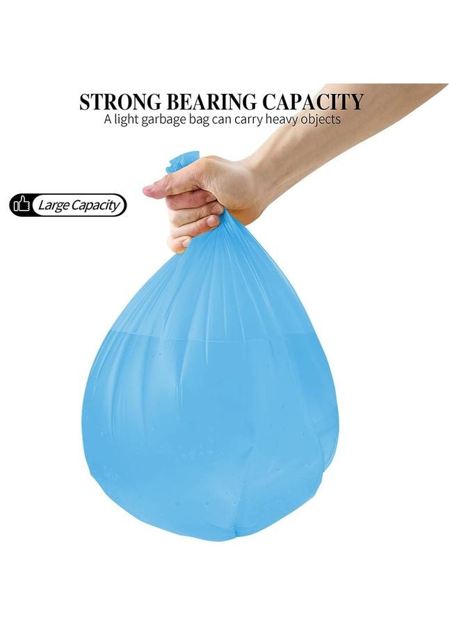 HOMESTAR 3 Rolls Small Trash Bags - 60 Counts Durable 4 Gallon Small Garbage Bags for home office kitchen Bathroom Bedroom Trash Can liners（Blue） ﻿ - Image 4