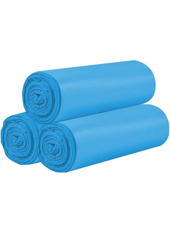 HOMESTAR 3 Rolls Small Trash Bags - 60 Counts Durable 4 Gallon Small Garbage Bags for home office kitchen Bathroom Bedroom Trash Can liners（Blue） ﻿ - Image 1