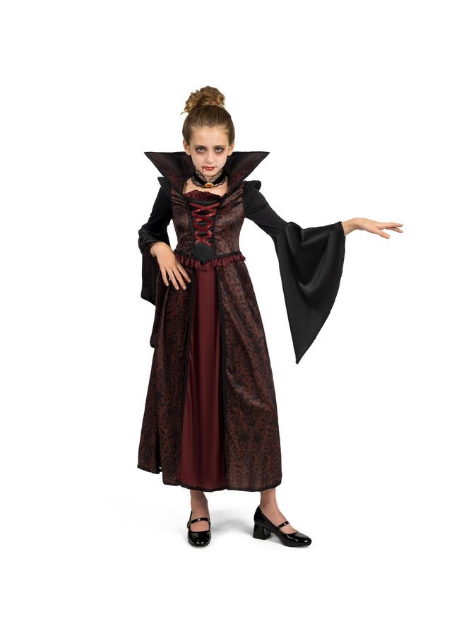 Spooktacular Creations Spooktacular Creations Halloween Royal Vampire Costume Set for Girls Halloween Dress Up Party, Cosplay, Vampire-Themed Party  - Image 3