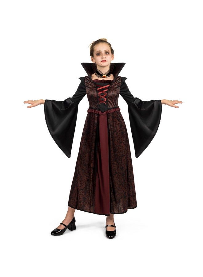 Spooktacular Creations Spooktacular Creations Halloween Royal Vampire Costume Set for Girls Halloween Dress Up Party, Cosplay, Vampire-Themed Party  - Image 4