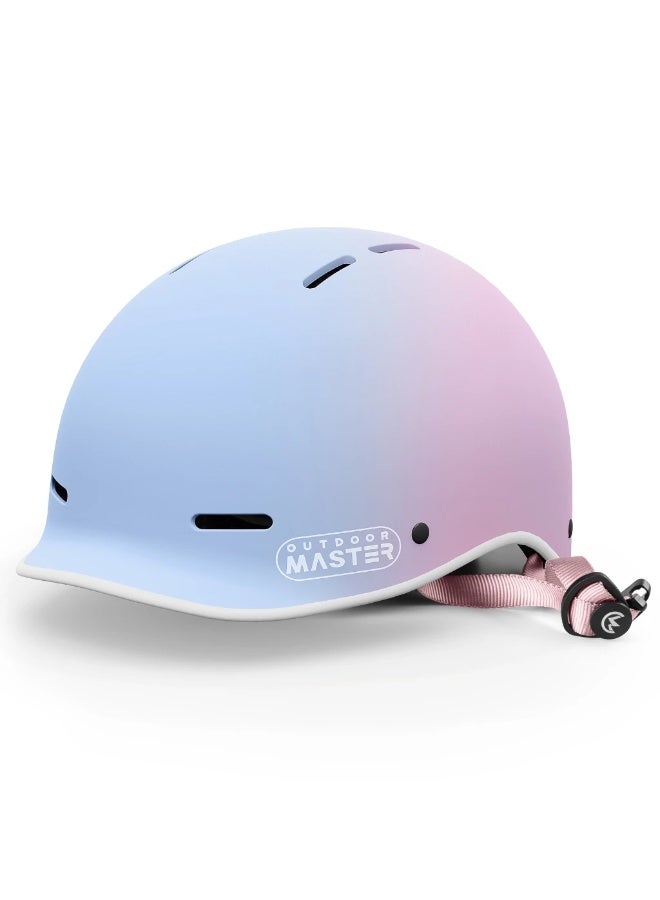 OutdoorMaster Outdoor Master Beetles Urban Gradient Blue Pink Helmet - Image 1