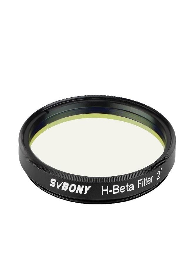 SVBONY SV132 Telescope Filter, 2 inches H-Beta Narrowband Filter, 25nm Visual Nebulosity Eyepiece Filter, for Horsehead Nebula California and Cocoon Nebulae in Dark Skies  - Image 1