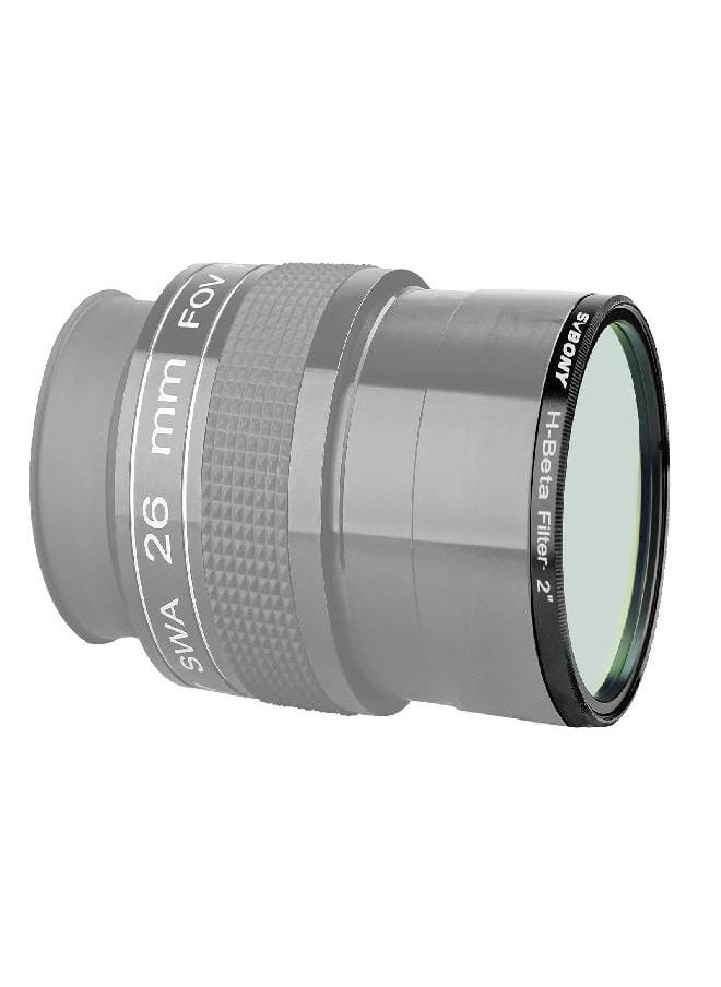SVBONY SV132 Telescope Filter, 2 inches H-Beta Narrowband Filter, 25nm Visual Nebulosity Eyepiece Filter, for Horsehead Nebula California and Cocoon Nebulae in Dark Skies  - Image 2