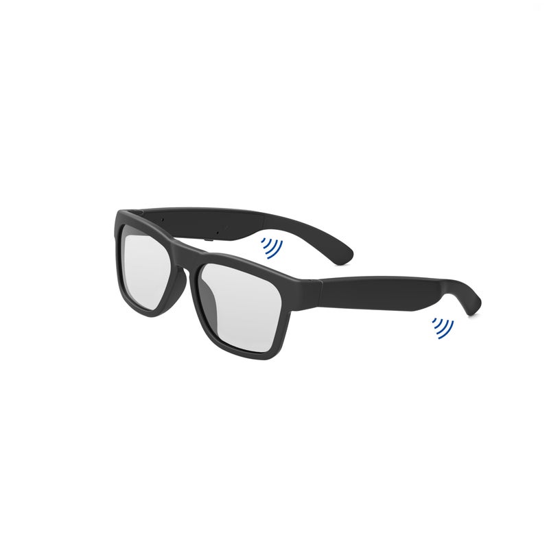 OhO sunshine OhO Smart Glasses,Safety Glasses with Bluetooth Speaker,Indoor/Outdoor UV Protection and Voice Control,Unisex(Blue Light Lens) - Image 1