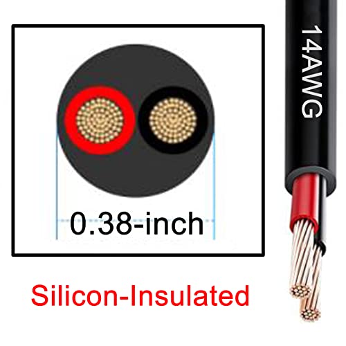 OZ-USA 14 AWG 20 ft OZ-USA® 2 Wire 12v 24v Cable car Truck Marine Boat Light led bar Electrical Wiring Industrial - Image 3