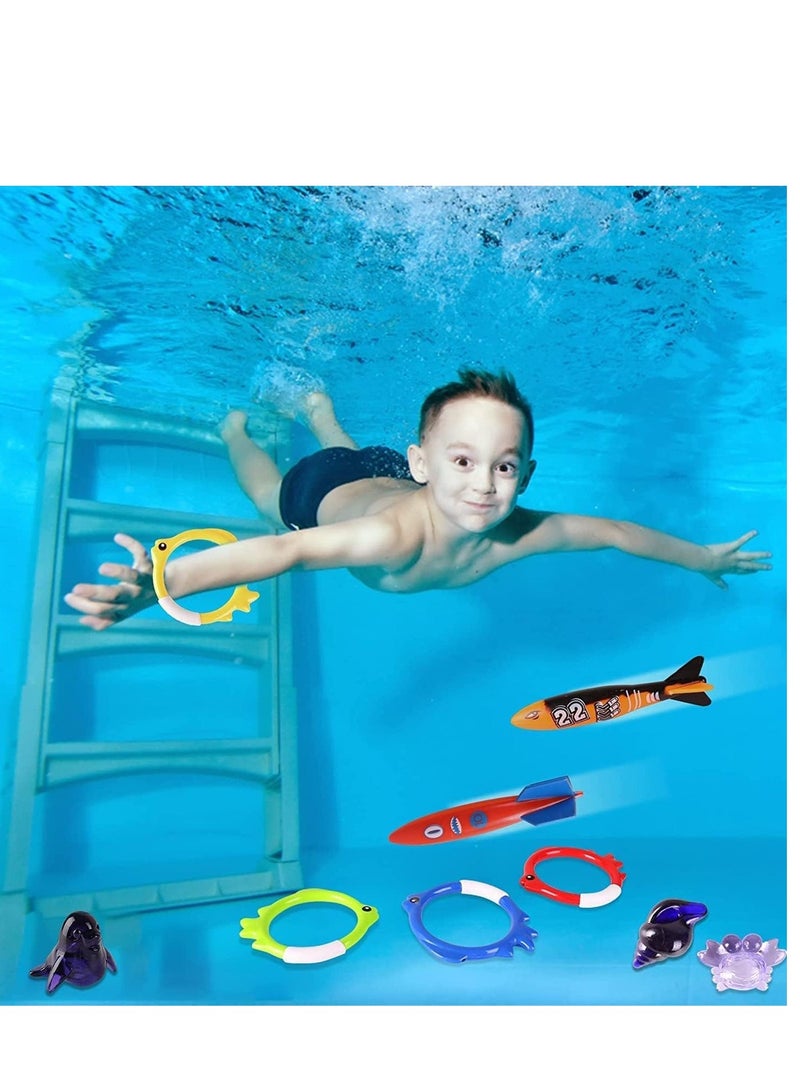 ألعاب بركة الغوص الدوارة والطوربيد (فريق البحر / عصا الغوص القرش)