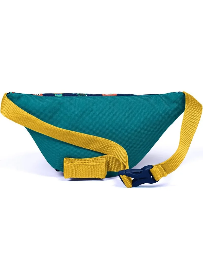 كورال هاي Kids Navy Blue Robot Pattern Waist Bag 22580