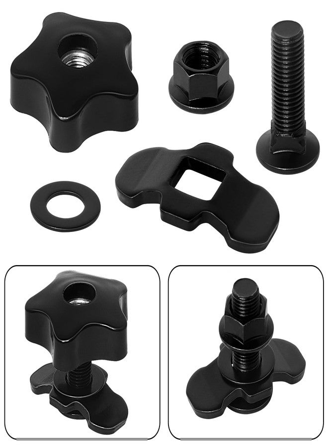 PALOZO L Track Threaded Stud Fittings L-Track Threaded Double Stud Lug Fitting with Knob, Used with L Track Rails, Pack of 6 - Image 4