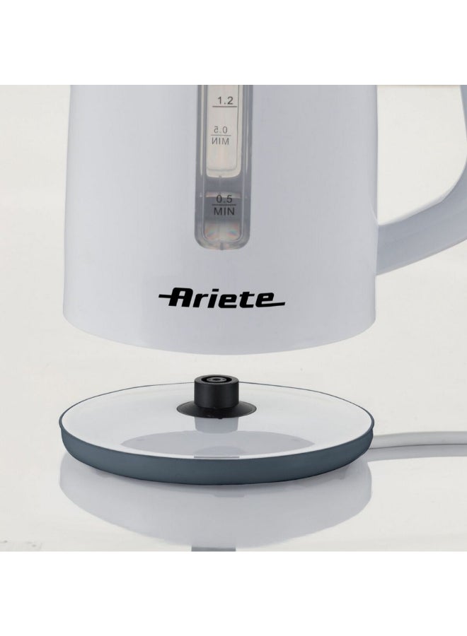 أريتي 2200W Bollitore Cordless Electric Kettle White and Dark Grey 1.7 Liter 00C287500ARSA 1.7 L 2200 W 00C287500ARSA White and Dark Grey - Image 4