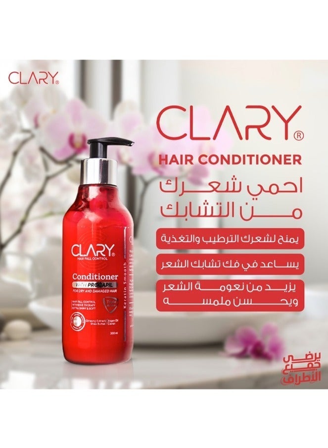 CLARY Hair Conditioner with Procapil - Anti Hair Loss & Strengthening - (300 ML) - Image 2