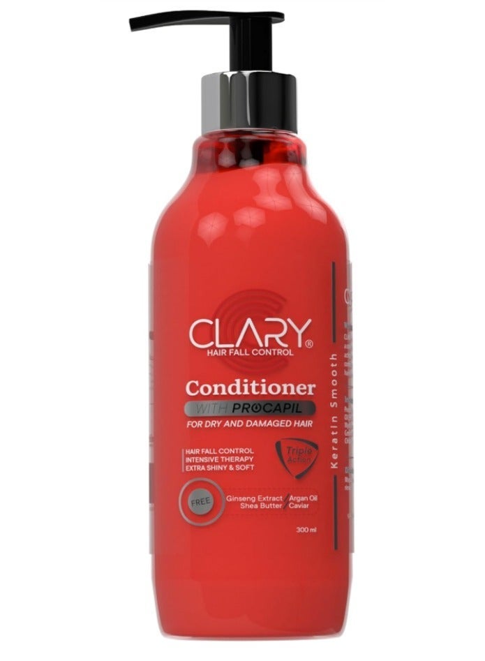 CLARY Hair Conditioner with Procapil - Anti Hair Loss & Strengthening - (300 ML) - Image 4