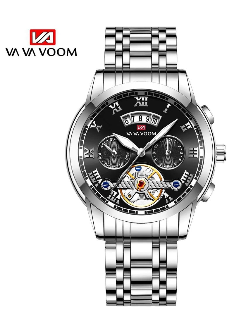 VA VA VOOM New Man Watch Luxury Tourbillon Element Design Sports Watch Waterproof Luminous Light Stainless Wristwatches - Image 1