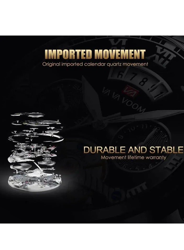 VA VA VOOM New Man Watch Luxury Tourbillon Element Design Sports Watch Waterproof Luminous Light Stainless Wristwatches - Image 4
