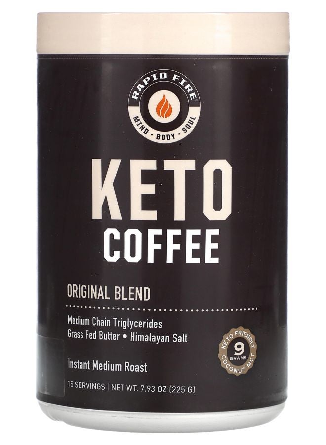 Keto Coffee Original Blend Instant Medium Roast 7.93 oz (225 g)