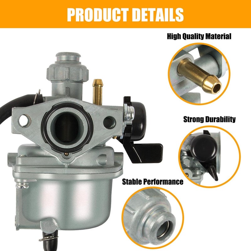 RANSOTO Carburetor for Honda XR70R and CRF70 Models (1997-2012) - Replacement Part 16100-GCF-672 - Image 2