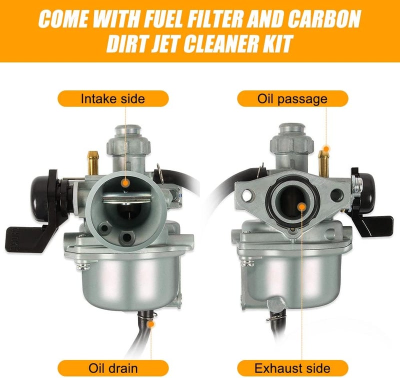 RANSOTO Carburetor for Honda XR70R and CRF70 Models (1997-2012) - Replacement Part 16100-GCF-672 - Image 4