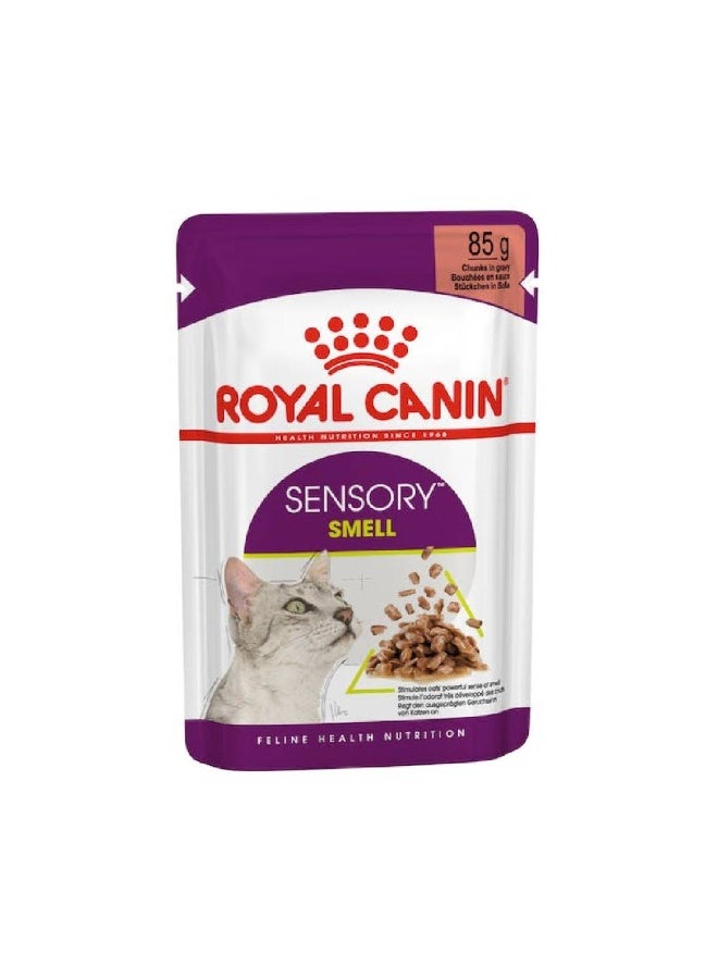 Feline Health Nutrition Sensory Smell Gravy (WET FOOD - POUCHES) 12x85g